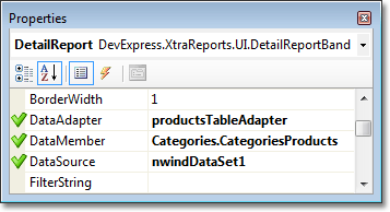 DevExpress XtraReports控件创建主从报表的两种方法