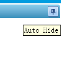 如何更改DevExpress LayoutPanel中Pin按钮的工具提示“自动隐藏”