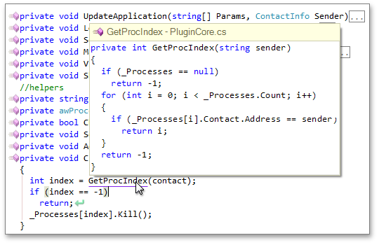 CodeRush使用教程九：Click Identifier