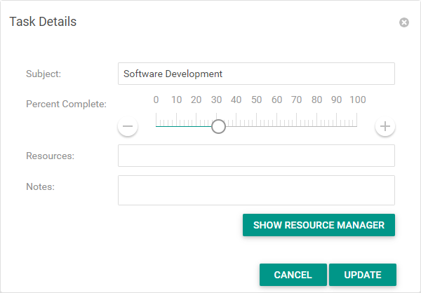 DevExpress ASP.NET Web Forms示例：甘特图 - 如何实现自定义任务详细信息对话框