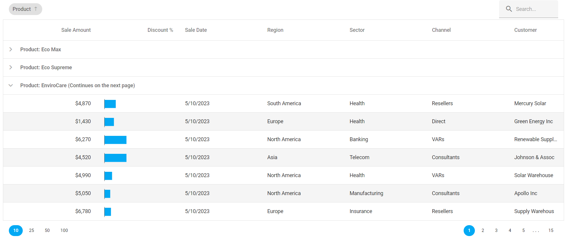 DevExtreme示例：DataGrid - 支持Shadow DOM