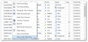 DevExpress WinForms中文教程：Data Grid - 过滤器行