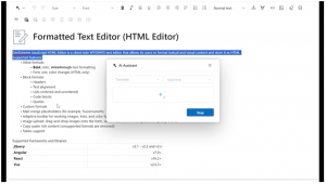 DevExpress JS & ASP.NET Core v25.1新版亮点 - 新增AI文本编辑功能