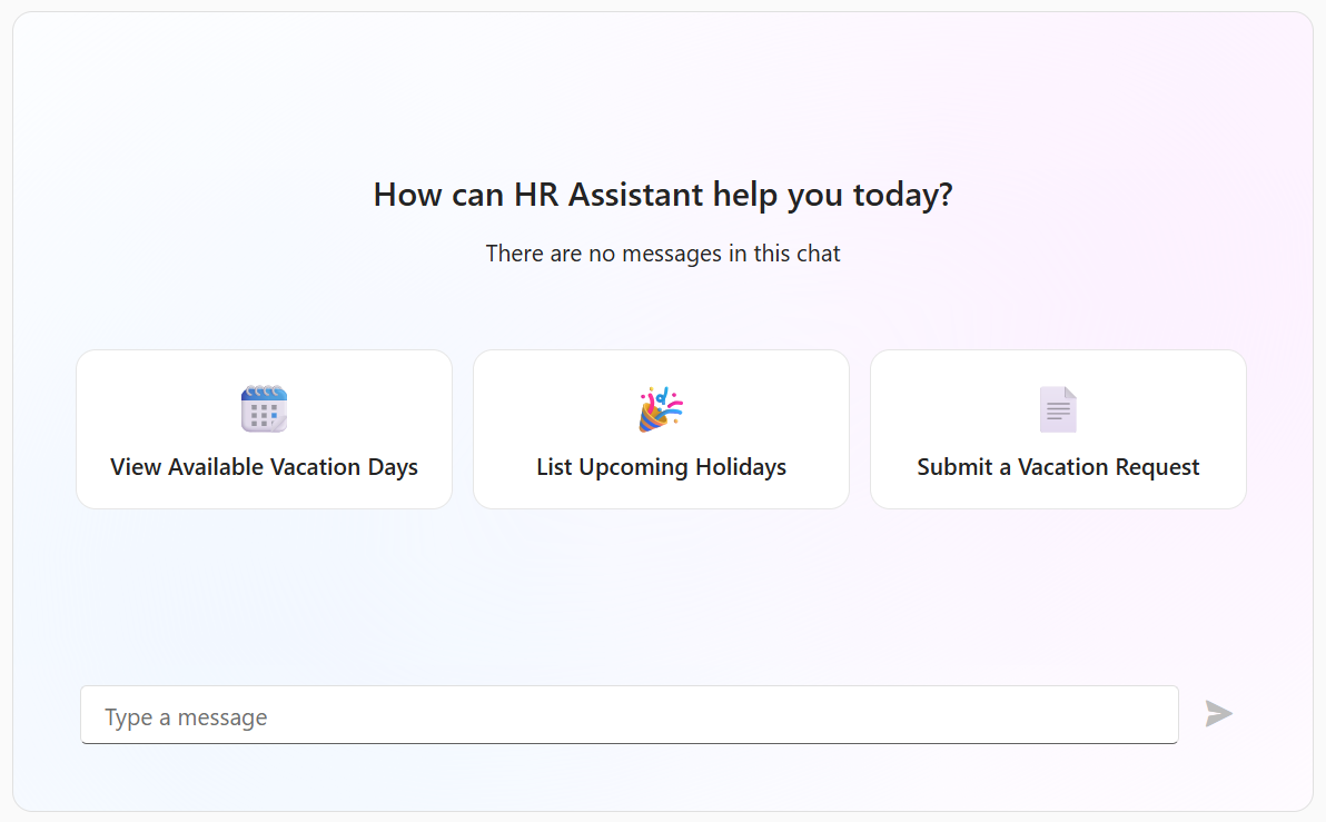 DevExtreme示例：Chat - 空视图自定义